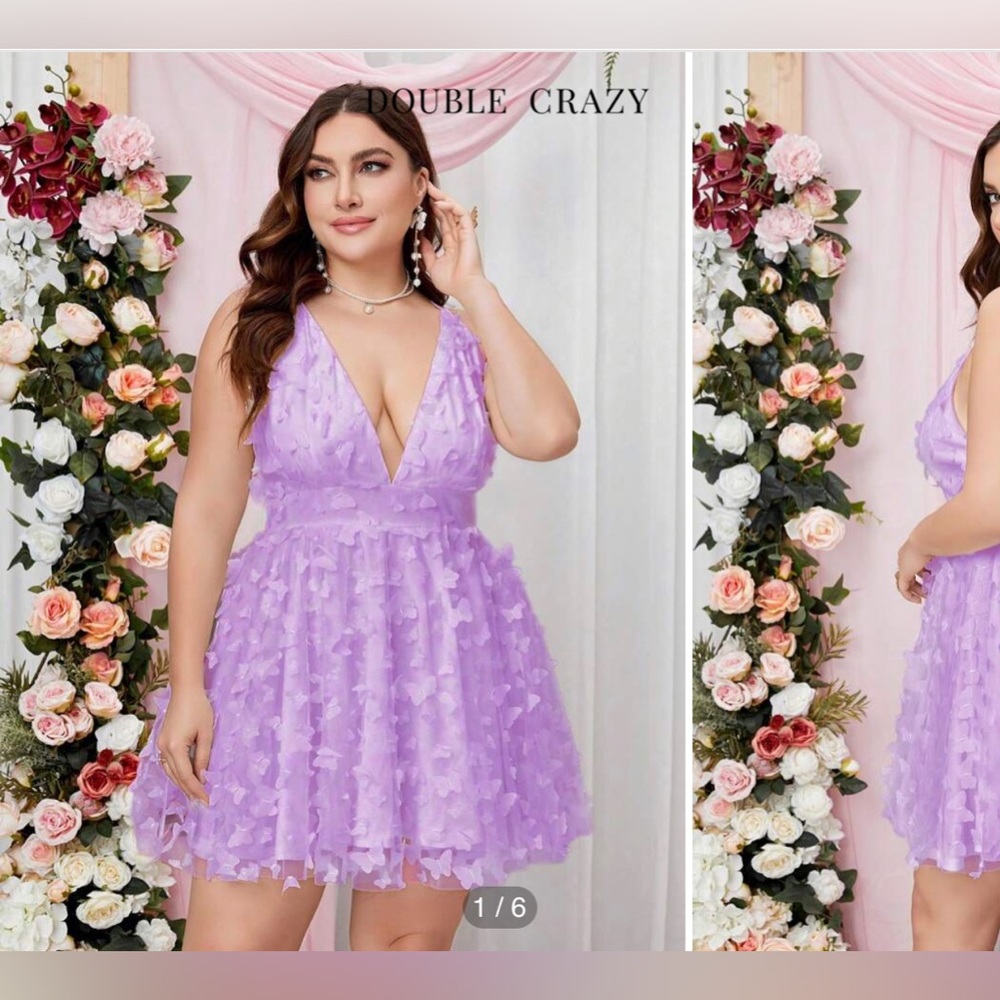 Butterfly Mesh Dress 🦋💜